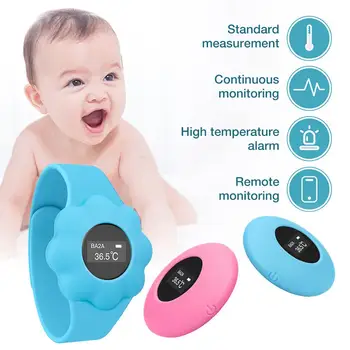 Smart Infrared Thermometer Wrist Thermometer Digital Mobile Remote Monitoring High Temperature Alarm Thermometer Family Use
Smart Infrared Thermometer Wrist Thermometer Digital Mobile Remote Monitoring High Temperature Alarm Thermometer Family Use