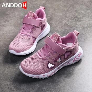 Size 26-37 Children Breathable Soft Bottom Casual Shoes Girls Anti-slippery Wear-resistant Sneakers Children Hook Loop Net Shoes 
Size 26-37 Children Breathable Soft Bottom Casual Shoes Girls Anti-slippery Wear-resistant Sneakers Children Hook Loop Net Shoes