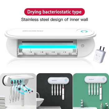 1 UV Light Ultraviolet Toothbrush Sterilizer Toothbrush Holder Automatic Toothpaste Squeezers Dispenser Home Bathroom Set
1 UV Light Ultraviolet Toothbrush Sterilizer Toothbrush Holder Automatic Toothpaste Squeezers Dispenser Home Bathroom Set