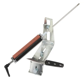 Stainless Steel Knife Sharpener Professional Chef Kitchen Knife Sharpening Tool Fixed Angle Sharpener with 150-1500 Grit Stone 
Stainless Steel Knife Sharpener Professional Chef Kitchen Knife Sharpening Tool Fixed Angle Sharpener with 150-1500 Grit Stone