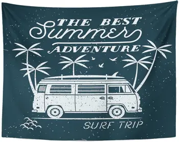 Summer Surfing Retro Badge Beach Surfer Emblem Outdoors Vintage Boards Car Surf for Logotype Label Tapestry Home Decor Wall Hang
Summer Surfing Retro Badge Beach Surfer Emblem Outdoors Vintage Boards Car Surf for Logotype Label Tapestry Home Decor Wall Hang