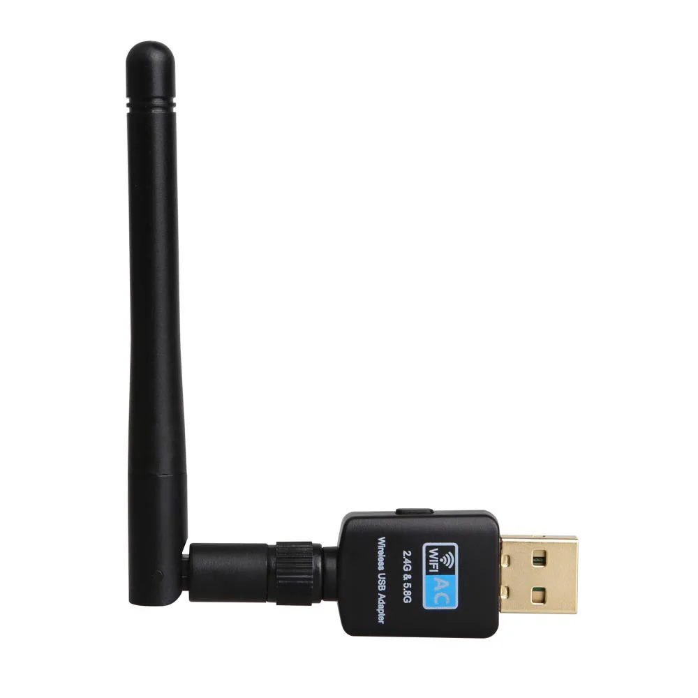 

Мини USB Wifi адаптер 600 Мбит/с 2,4 ГГц + 5,8 ГГц Wifi приемник сетевая карта USB2.0 Wi-Fi высокоскоростная антенна Wi-Fi адаптер
