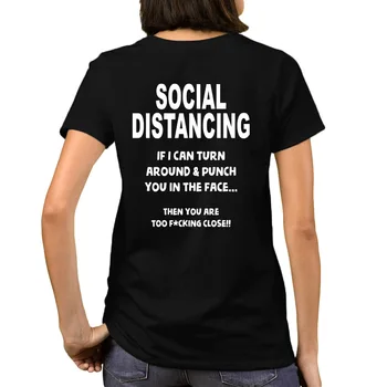 Funny Isolation Lockdown T Shirt Social Distancing Tshirt Simple Style Female Newest Short Sleeve 100% Cotton Tops Tee
Funny Isolation Lockdown T Shirt Social Distancing Tshirt Simple Style Female Newest Short Sleeve 100% Cotton Tops Tee