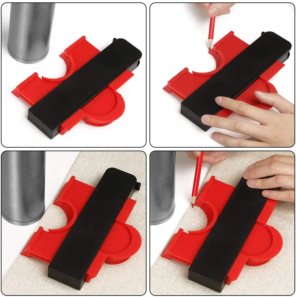 5 Inch Contour Gauge 5 Inch Plastic Profile Gauge Shape Duplicator for Precisely Copy Irregular Contour Easy Cutting Standard Wo
5 Inch Contour Gauge 5 Inch Plastic Profile Gauge Shape Duplicator for Precisely Copy Irregular Contour Easy Cutting Standard Wo