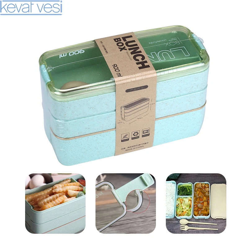 Microwave-able Lunch Box 3 Layers Bento Box Eco-Friendly Japanese-style Leakproof Food Container for Kids Children
Microwave-able Lunch Box 3 Layers Bento Box Eco-Friendly Japanese-style Leakproof Food Container for Kids Children