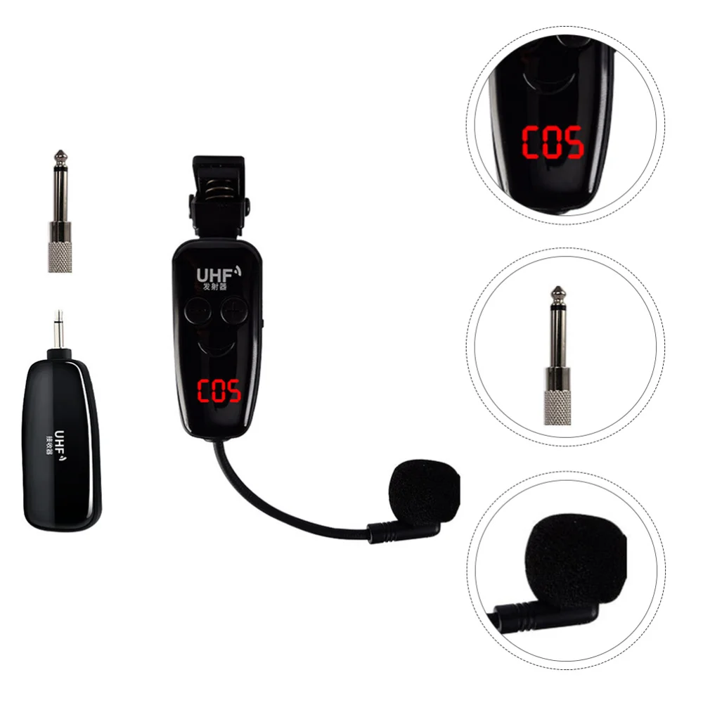 1 Set Instrument Microphone LED Display Clip-on Wireless Condenser Instrument Mic Microphone for Trombone Trumpet Horn Saxophone
1 Set Instrument Microphone LED Display Clip-on Wireless Condenser Instrument Mic Microphone for Trombone Trumpet Horn Saxophone
