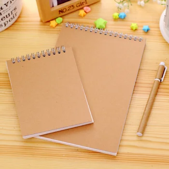 Kraft notebook Spiral sketchbook Khaki color Sketchbook for drawing A5&A6 Blank pages 60 sheets / 120 pages Art School supplies
Kraft notebook Spiral sketchbook Khaki color Sketchbook for drawing A5&A6 Blank pages 60 sheets / 120 pages Art School supplies