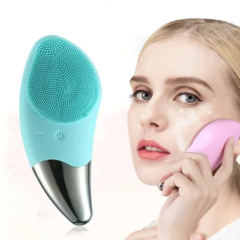 Facial Cleansing Brush Electric Silicone Face Cleansing Brush Sonic Vibration Face Massage Pore Skin Deep Cleansing Beauty Tool
Facial Cleansing Brush Electric Silicone Face Cleansing Brush Sonic Vibration Face Massage Pore Skin Deep Cleansing Beauty Tool