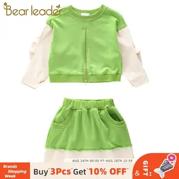 Bear Leader Teenager Kids Girls Autumn Clothing Sets 2PCS Patchwork Pullover Sweats + Skirt 2020 New Girls Fashion Princess Suit
Bear Leader Teenager Kids Girls Autumn Clothing Sets 2PCS Patchwork Pullover Sweats + Skirt 2020 New Girls Fashion Princess Suit