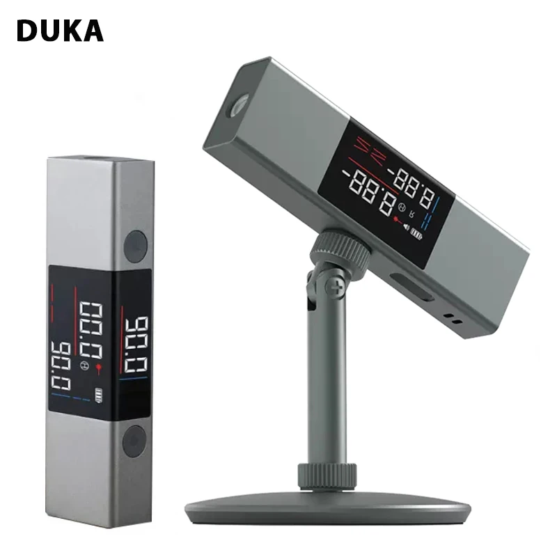 New Duka LI1 Laser Protractor Digital Inclinometer Angle Measure Ruler Type-C Charging Measurement Tools LED Screen | Электроника