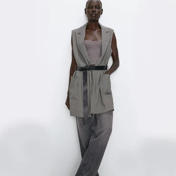 ZA Lattice Vest 2019 Winter Women England Vintage Style Tweed Oversize Loose Burrs Vest Pullovers Party Holiday Tops Wholesale
ZA Lattice Vest 2019 Winter Women England Vintage Style Tweed Oversize Loose Burrs Vest Pullovers Party Holiday Tops Wholesale