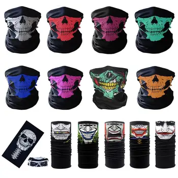 Unisex Traceless Multifunctional Magic Scarf Horror Skull Skeleton Printed Cycling Windproof Tube Headband Turban Face Mask Band
Unisex Traceless Multifunctional Magic Scarf Horror Skull Skeleton Printed Cycling Windproof Tube Headband Turban Face Mask Band