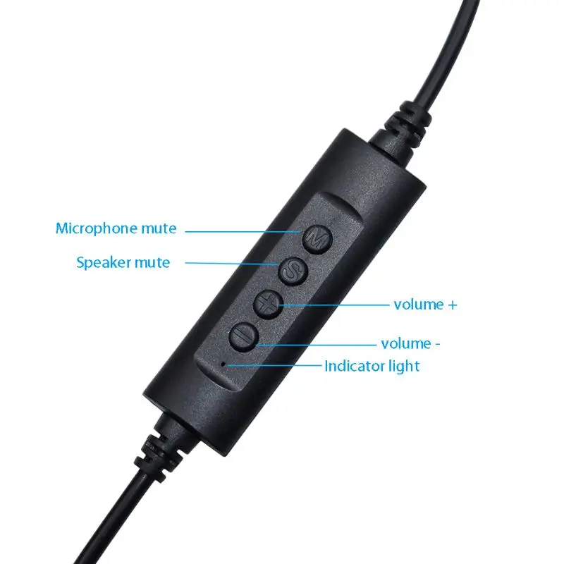 USB Headset Noise Cancelling Headset Headphone with Mic Volume Control Function R2JB
USB Headset Noise Cancelling Headset Headphone with Mic Volume Control Function R2JB