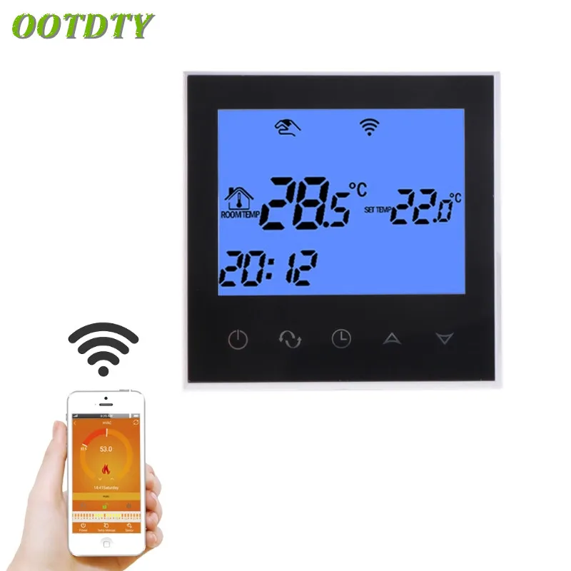 OOTDTY WiFi Thermostat Remote Control Electric Floor Heating System 12/16A Touch Screen63HF
OOTDTY WiFi Thermostat Remote Control Electric Floor Heating System 12/16A Touch Screen63HF