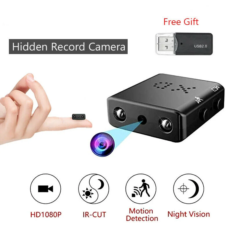 HD 1080P Mini Camera Full Mini Camcorder Infrared Night Vision Micro Cam Motion Detection DV DVR Security Camera
HD 1080P Mini Camera Full Mini Camcorder Infrared Night Vision Micro Cam Motion Detection DV DVR Security Camera