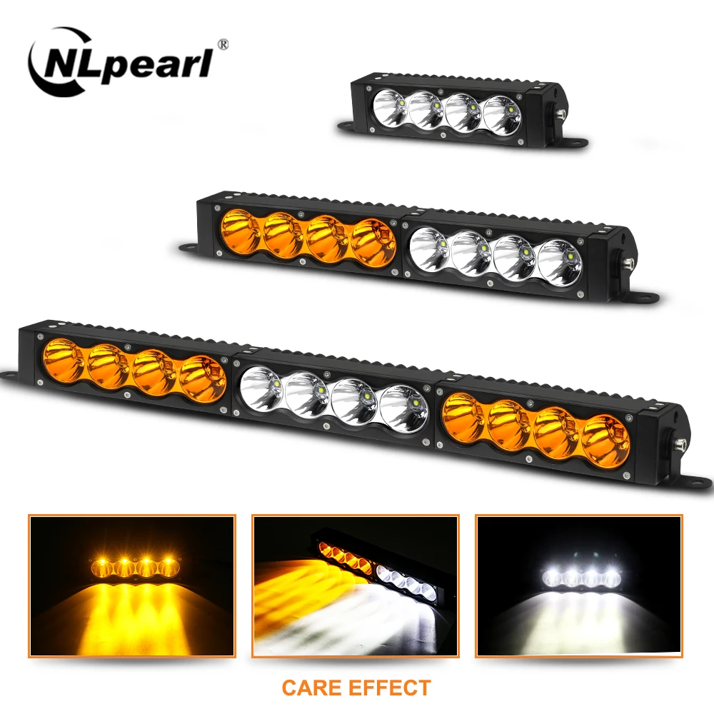 Nlpearl Light Bar/Work Light Single Row Stitching Led Work Light Amber Spot Flood LED Light Bar For Offroad Trucks 4X4 12V 24V
Nlpearl Light Bar/Work Light Single Row Stitching Led Work Light Amber Spot Flood LED Light Bar For Offroad Trucks 4X4 12V 24V