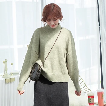 DMLFZMY 2020 New Fashion Autumn Mink Velvet Solid Sweaters Women Casual Winter Warm Soft Pullovers Female Jersey De Moda
DMLFZMY 2020 New Fashion Autumn Mink Velvet Solid Sweaters Women Casual Winter Warm Soft Pullovers Female Jersey De Moda