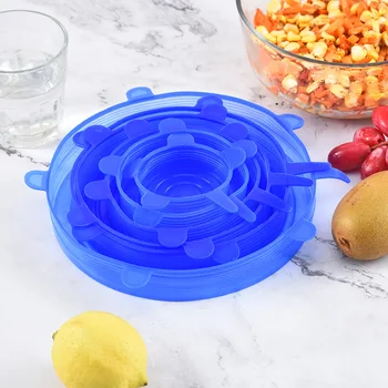 Amazon Hot Selling Lid for Airtight Container 6 Pieces Stretchable Fruit Vegetables Multi-functional Sealing Plastic Wrap Bowl C
Amazon Hot Selling Lid for Airtight Container 6 Pieces Stretchable Fruit Vegetables Multi-functional Sealing Plastic Wrap Bowl C