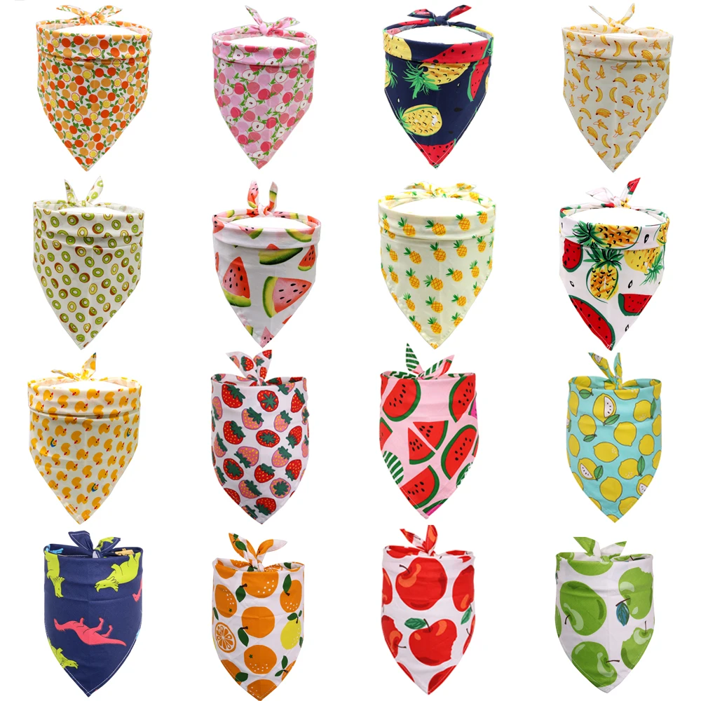 Fruit Print Dog Triangle Scarf Puppy Cat Dog Bandana/Bibs Cotton Washable Bandana Dog Accessories For Small Pet Neckerchief
Fruit Print Dog Triangle Scarf Puppy Cat Dog Bandana/Bibs Cotton Washable Bandana Dog Accessories For Small Pet Neckerchief