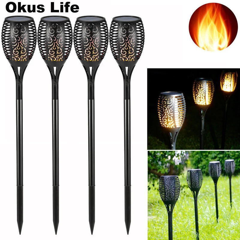 New 96LEDs 72LEDs Solar powered LED Flame Lamp Waterproof Lawn Flame Flickering Torch Light Outdoor LED Fire Light Garden Decor
New 96LEDs 72LEDs Solar powered LED Flame Lamp Waterproof Lawn Flame Flickering Torch Light Outdoor LED Fire Light Garden Decor