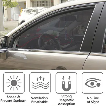 Auto parts 2pcs car window shade, mesh magnet type, suitable for front gear, black
Auto parts 2pcs car window shade, mesh magnet type, suitable for front gear, black