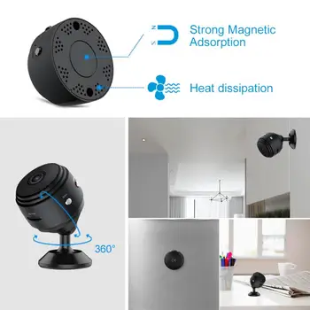 1080P Home Security IP Camera Wireless WiFi Mini Camera Night Vision Network Monitor Baby Monitor For Cellphone Computer
1080P Home Security IP Camera Wireless WiFi Mini Camera Night Vision Network Monitor Baby Monitor For Cellphone Computer