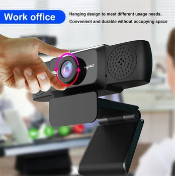 1080P HD Webcam with Mic Rotatable PC Desktop Web Camera Cam Mini Computer WebCamera Cam Video Recording Work Webcam
1080P HD Webcam with Mic Rotatable PC Desktop Web Camera Cam Mini Computer WebCamera Cam Video Recording Work Webcam