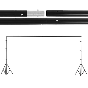 2.8 * 3m / 9.2 * 9.8ft Adjustable Photography Background Support System Backdrop Stand Crossbar Kit Set for Muslins Backdrop
2.8 * 3m / 9.2 * 9.8ft Adjustable Photography Background Support System Backdrop Stand Crossbar Kit Set for Muslins Backdrop