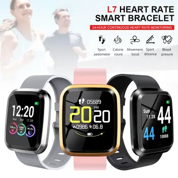 Multi-sport Smart Watch Heart Rate Blood Pressure Monitoring Smart Bracelet Waterproof Touch Screen Watch L7 smart watch
Multi-sport Smart Watch Heart Rate Blood Pressure Monitoring Smart Bracelet Waterproof Touch Screen Watch L7 smart watch