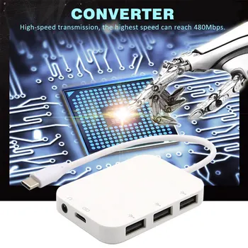 Type-c HUB Audio With Sound Card 480Mbps Converter Adapter Charging ABS 3USB 2.0 Multifunctional Portable Travel Plug And Play
Type-c HUB Audio With Sound Card 480Mbps Converter Adapter Charging ABS 3USB 2.0 Multifunctional Portable Travel Plug And Play