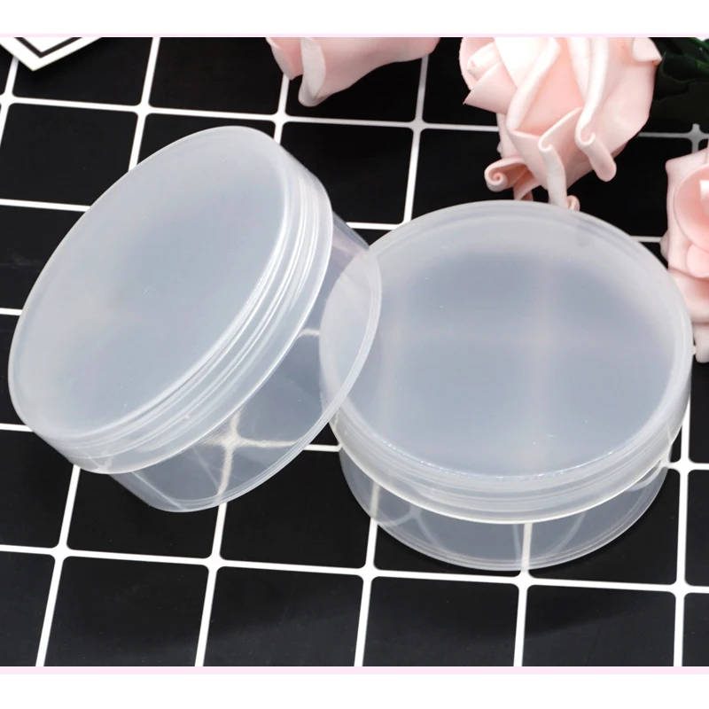 Happy Monkey 20pcs/Lot 100ml Slime Box Container New Plastic Storage Box With Lids For Fluffy Cloud Clear Slime Accessories Toy
Happy Monkey 20pcs/Lot 100ml Slime Box Container New Plastic Storage Box With Lids For Fluffy Cloud Clear Slime Accessories Toy