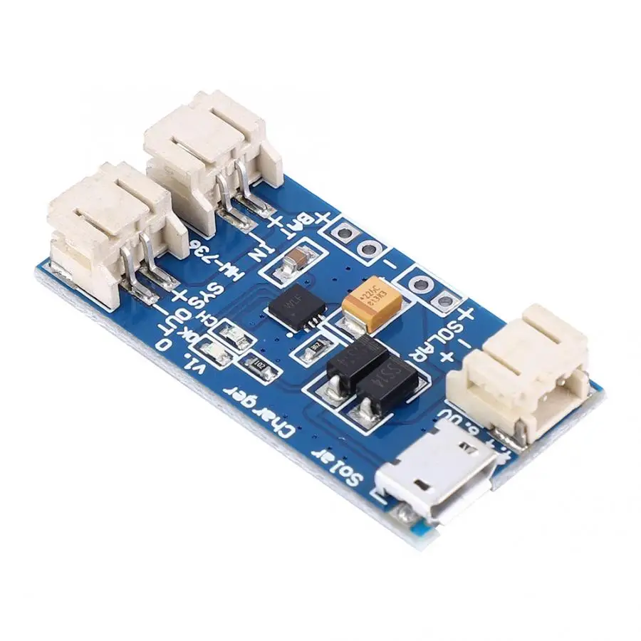 1 pcs Mini Solar Panel Lithium Battery Charging Board CN3065 500mA 4.4~6V Charging Module Solar Charger
1 pcs Mini Solar Panel Lithium Battery Charging Board CN3065 500mA 4.4~6V Charging Module Solar Charger