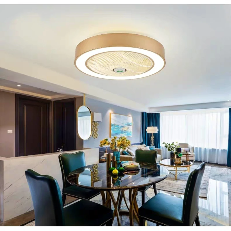 Circular LED Bedroom Invisible Fan Light Remote Control Macaron Ultra-thin Ceiling Ceiling Fan Lights The Sitting Room Lamp
Circular LED Bedroom Invisible Fan Light Remote Control Macaron Ultra-thin Ceiling Ceiling Fan Lights The Sitting Room Lamp