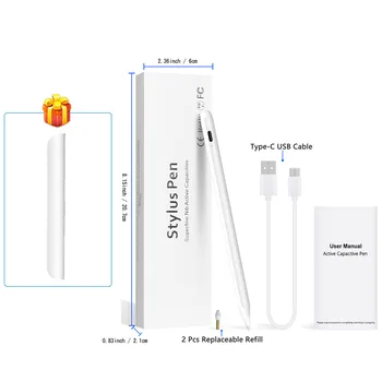 Stylus for Apple Pencil 2 and stylus for iPad Pro 2020 11 12.9 9.7 2018 Air3 10.2 2019 Mini 5 Active Pencil No Delay Drawing Pen
Stylus for Apple Pencil 2 and stylus for iPad Pro 2020 11 12.9 9.7 2018 Air3 10.2 2019 Mini 5 Active Pencil No Delay Drawing Pen