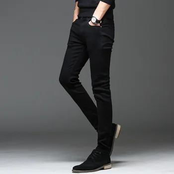 Slim Fit Elastic Men Jeans Business Pencil Pants Skinny Jeans Black Men Jeans High Quality Casual
Slim Fit Elastic Men Jeans Business Pencil Pants Skinny Jeans Black Men Jeans High Quality Casual