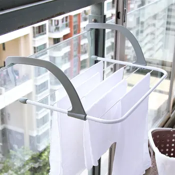 Balcony Foldable Drying Rack Folding Adjustable Laundry Hanger Multi-Function Hanging Window Rack
Balcony Foldable Drying Rack Folding Adjustable Laundry Hanger Multi-Function Hanging Window Rack