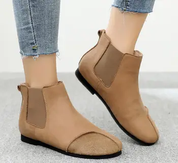 2019 new casual shoes leather flat boots spring and autumn single boots soft bottom wild large size women's shoes
2019 new casual shoes leather flat boots spring and autumn single boots soft bottom wild large size women's shoes