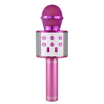 WS-858 Bluetooth Wireless Microphone Handheld Karaoke Mic USB Mini Home KTV For Music Playing Singing Speaker Player
WS-858 Bluetooth Wireless Microphone Handheld Karaoke Mic USB Mini Home KTV For Music Playing Singing Speaker Player