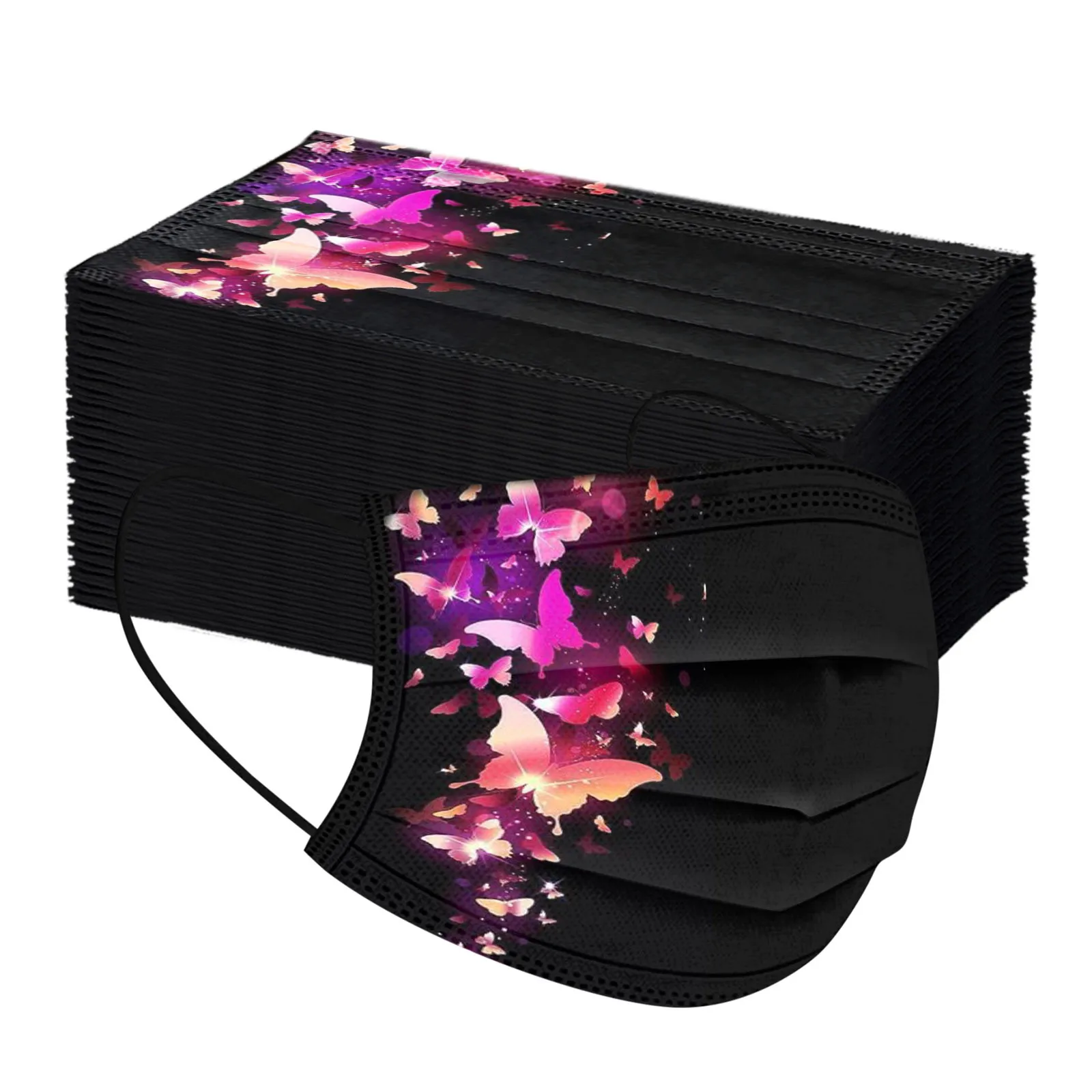 Disposable mascarillas masque And Dustproof Windproof Breathable Mask 3Ply Ear Loop Schutzmaske Butterfly Pattern Print Mask
Disposable mascarillas masque And Dustproof Windproof Breathable Mask 3Ply Ear Loop Schutzmaske Butterfly Pattern Print Mask