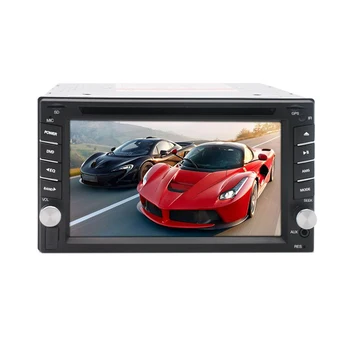 6.2inch Double 2 DIN Car DVD CD MP5 Player Bluetooth Stereo GPS Navigation Radio with Rear View Camera
6.2inch Double 2 DIN Car DVD CD MP5 Player Bluetooth Stereo GPS Navigation Radio with Rear View Camera