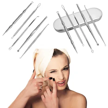 5 Pcs Pimple Blemish Comedone Acne Extractor Remover Tool Set Acne Extractor Set G926
5 Pcs Pimple Blemish Comedone Acne Extractor Remover Tool Set Acne Extractor Set G926