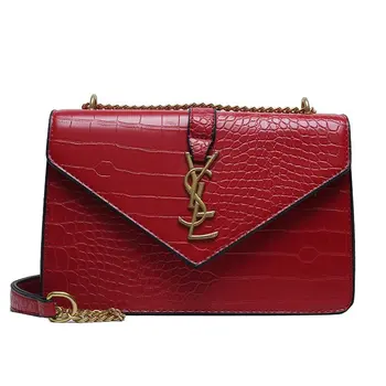 Retro Crocodile Pattern Handbag Women 2020 Famous Brand Designer Letter Small Chain Lady Bag Purse PU Shoulder Crossbody Bag Sac
Retro Crocodile Pattern Handbag Women 2020 Famous Brand Designer Letter Small Chain Lady Bag Purse PU Shoulder Crossbody Bag Sac