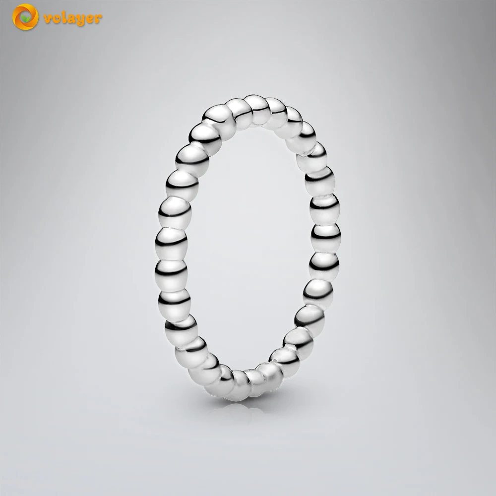 Volayer 925 Sterling Silver Ring Round Beaded Ring Original 925 Women Rings Ngagement Rings for Women Jewelry Making Gift
Volayer 925 Sterling Silver Ring Round Beaded Ring Original 925 Women Rings Ngagement Rings for Women Jewelry Making Gift