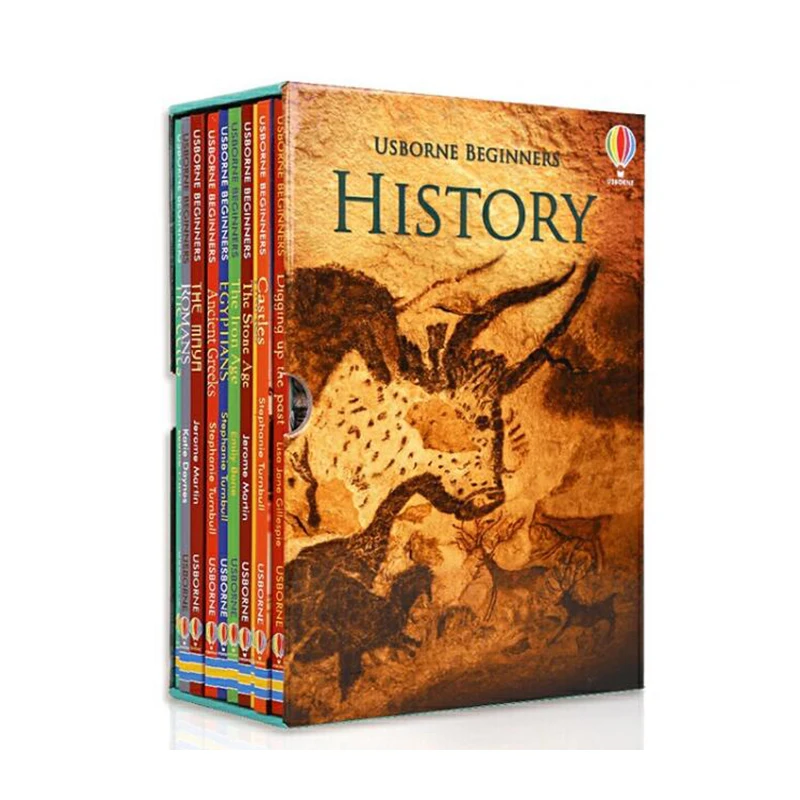 10 Books/Set Usborne Beginners History Children Interesting encyclopedic knowledge Kids English Reading picture Story Book
10 Books/Set Usborne Beginners History Children Interesting encyclopedic knowledge Kids English Reading picture Story Book