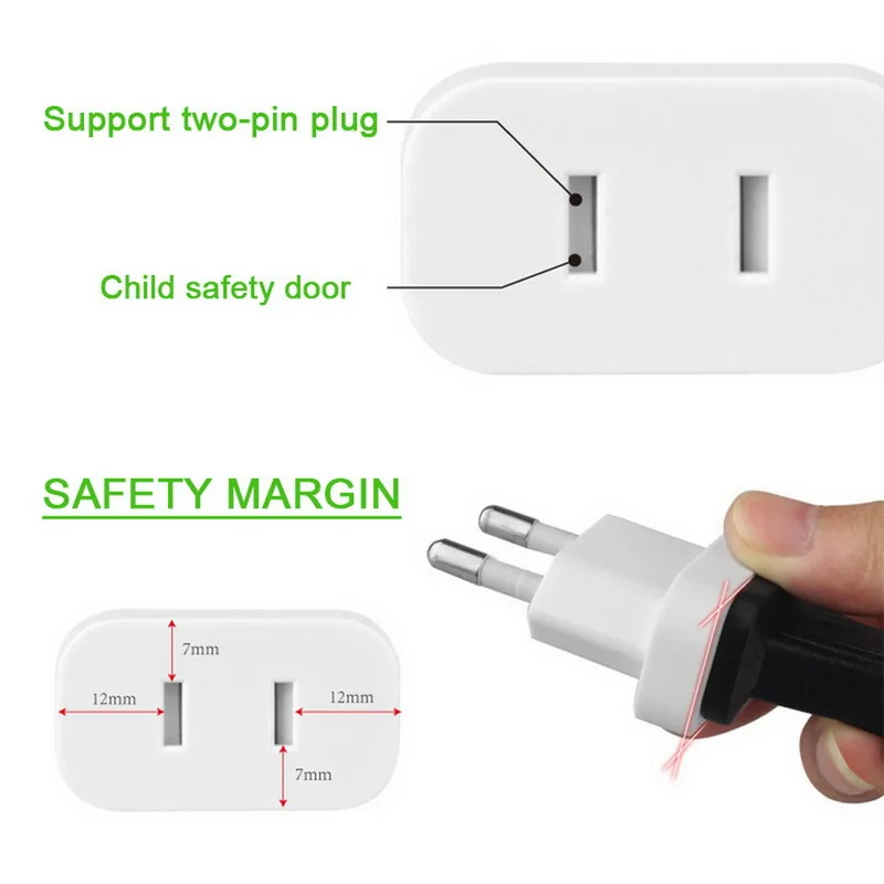 New CN US To EU Euro Europe Plug Adapter 2 Round Socket Converter Travel Electrical Power Adapter Socket China To EU Plug
New CN US To EU Euro Europe Plug Adapter 2 Round Socket Converter Travel Electrical Power Adapter Socket China To EU Plug