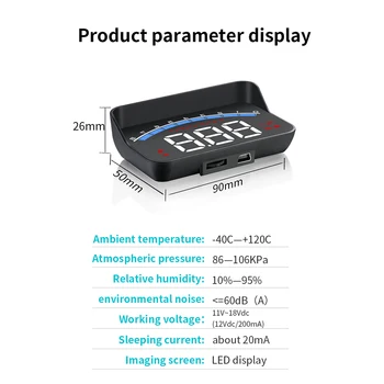 M6S Speed Projector Warning Colorful Screen Water Temperature OBD2 Car 3.5 Inch Digital Head Up Display Accessories RPM System
M6S Speed Projector Warning Colorful Screen Water Temperature OBD2 Car 3.5 Inch Digital Head Up Display Accessories RPM System