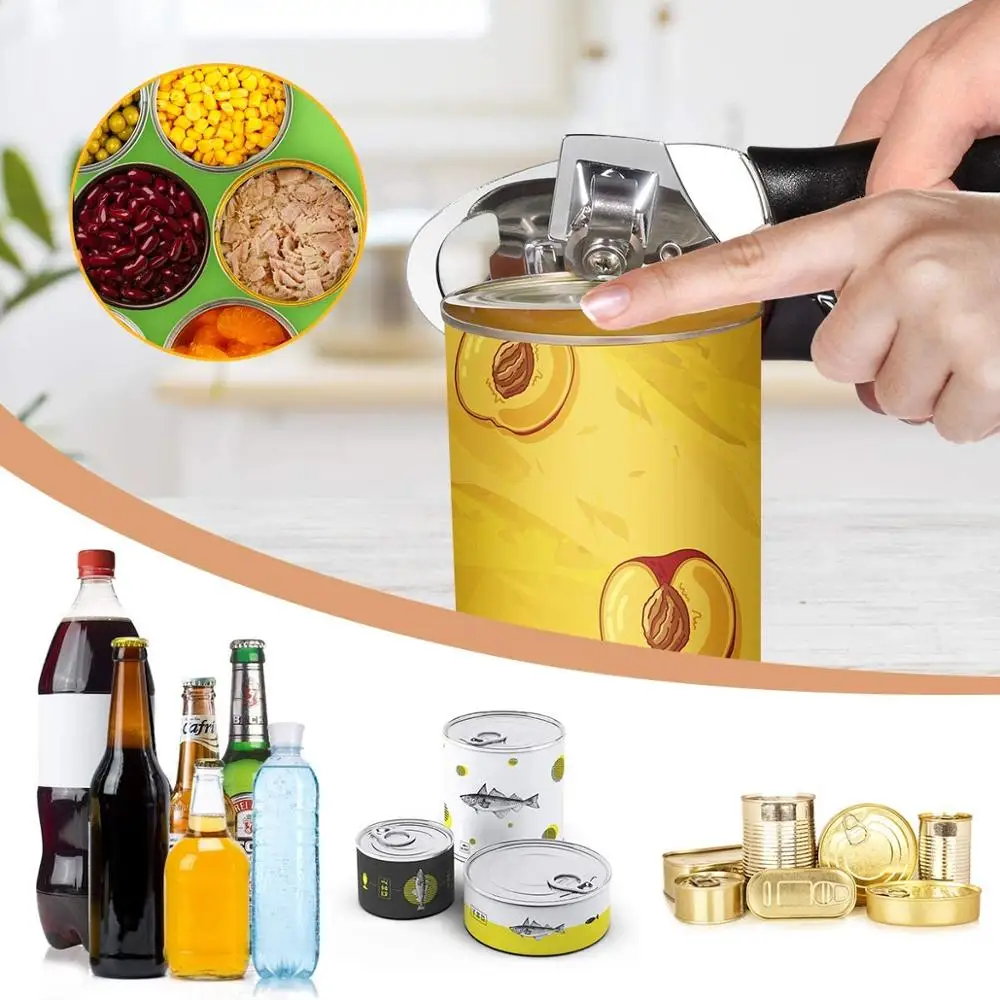 Manual Can Opener with 2 Gears Stainless Steel Bottle Openers Professional Ergonomic Jars & Tin Opener Multi-function for Cans
Manual Can Opener with 2 Gears Stainless Steel Bottle Openers Professional Ergonomic Jars & Tin Opener Multi-function for Cans