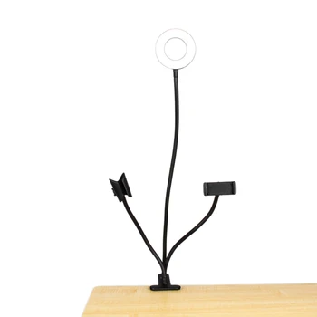 Pixco RL-07 USB Microphone Clip-on LED Ring Light With Flexible Plant Grow Lamp Bed Desk Table Lamp Reading Makeup Night Light
Pixco RL-07 USB Microphone Clip-on LED Ring Light With Flexible Plant Grow Lamp Bed Desk Table Lamp Reading Makeup Night Light