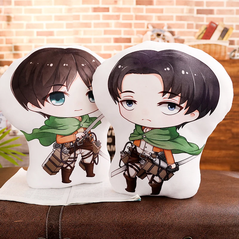 Anime Peripherals Attack on Titan Anime Plush Toy Stuffed Pillow Attack on Titan Eren Levi Heichov Ackerman Mikasa Plushie Toys
Anime Peripherals Attack on Titan Anime Plush Toy Stuffed Pillow Attack on Titan Eren Levi Heichov Ackerman Mikasa Plushie Toys