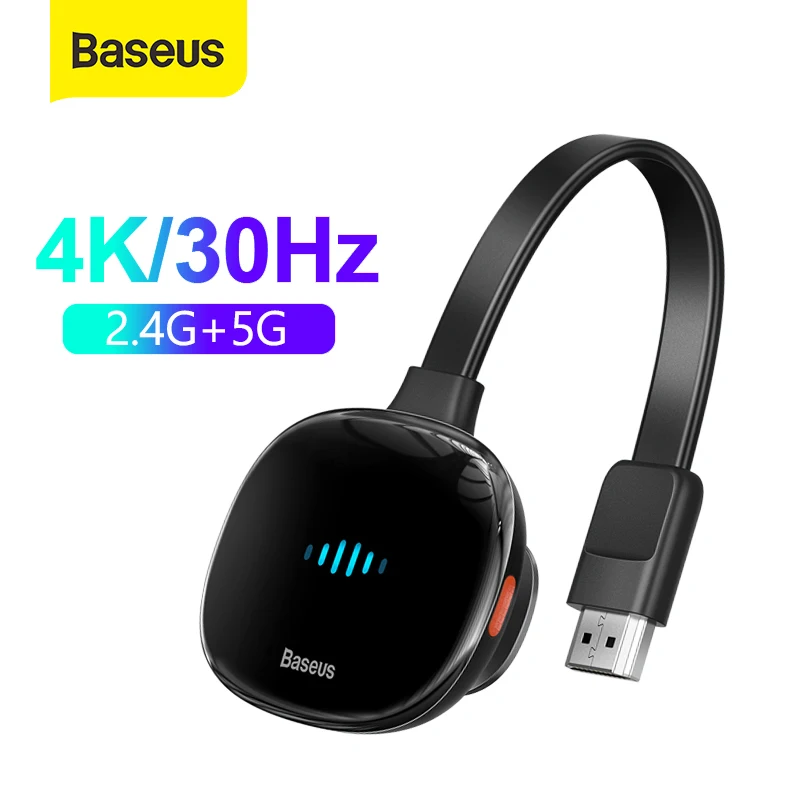 Baseus 4K беспроводной USB Type C к HDMI адаптер ТВ-приставка проектор ТВ ключ для Android IOS 2